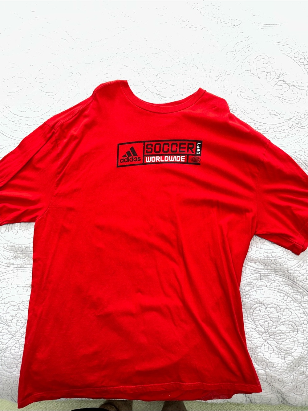 Vintage Adidas Soccer Worldwide Dept. t-shirt (2XL)